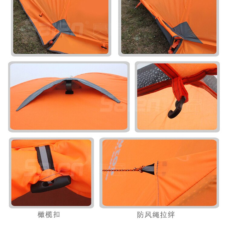 Cheap Goat Tents 2 Person Camping Tent, Double Layer Waterproof 3 Season 2 Person Backpacking Tent, Tents for Camping Tents 